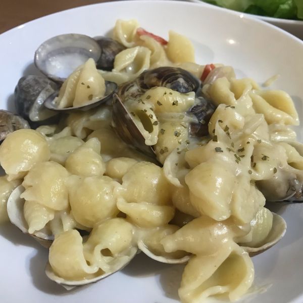 雞肉蛤蜊奶油義大利麵：Heidi Lee 一起做