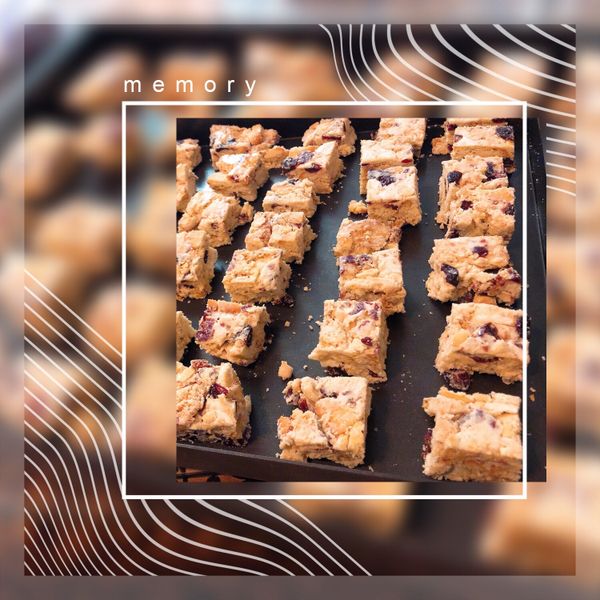 蔓越莓雪Q餅 : Maggie搽一起做