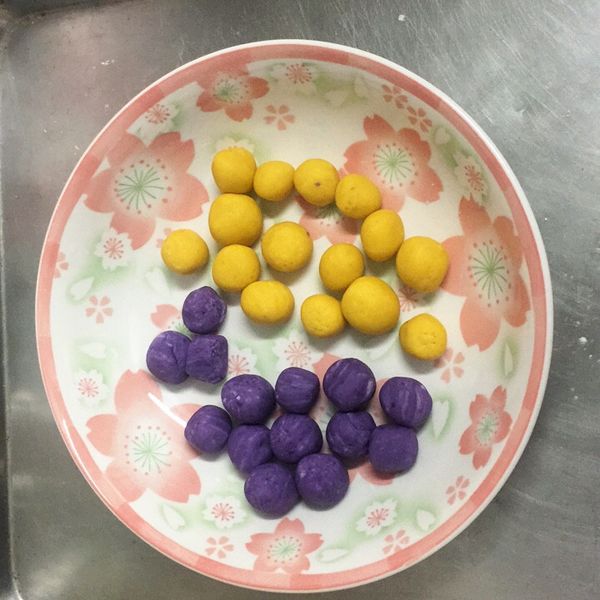 地瓜球和地瓜圓 : 愛吃一起做