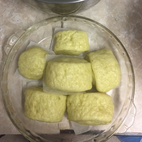 紫色地瓜饅頭（紫芋の蒸しパン） : 愛吃一起做