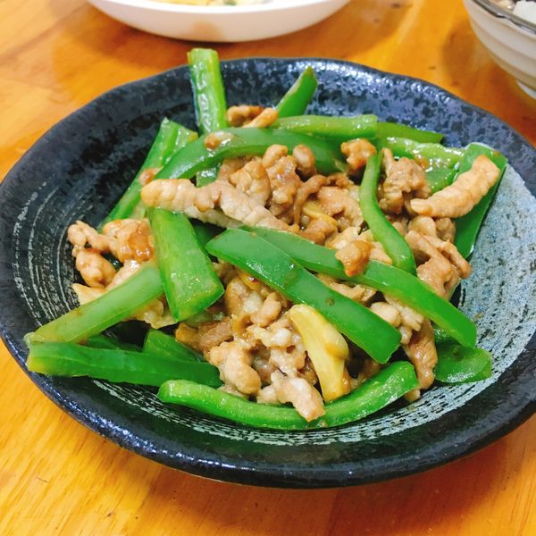 #12 青椒炒肉絲 : Iris liao一起做