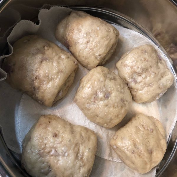純天然的芋頭饅頭:brenda 一起做