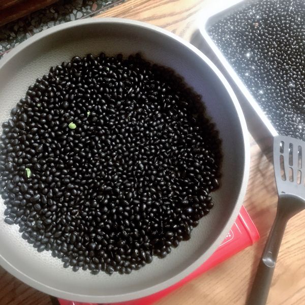 手工炒黑豆&黃耆黑豆水：紀牡丹 一起做