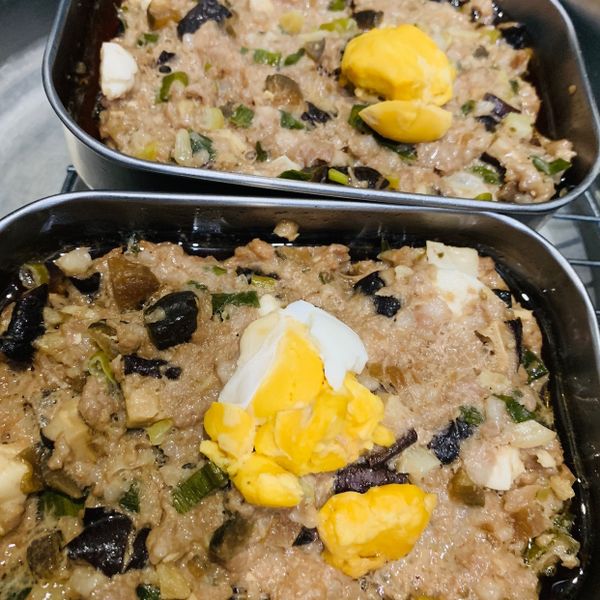 鹹蛋黃瓜仔肉：Li Yan Chen 一起做