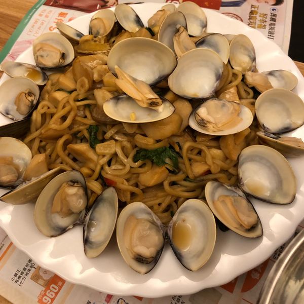 三杯蛤蜊炒麵～15分鐘快速上桌 : QQ一起做