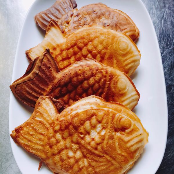 卡士達鯛魚燒 (小v鬆餅機):Knarren Liu 一起做