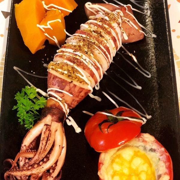 醬燒烏賊飯（透抽）（イカ飯） : 王慧珍一起做