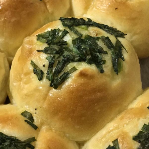 👩‍🍳古早味蔥麵包 : 妙妙貓一起做