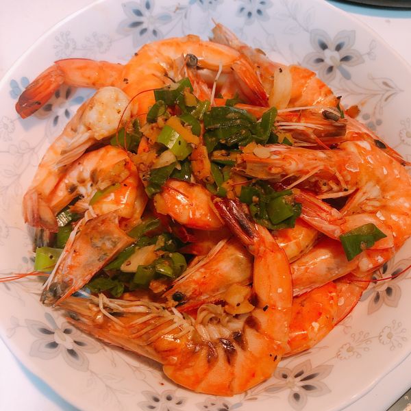 炒蝦子 : 小朱一起做