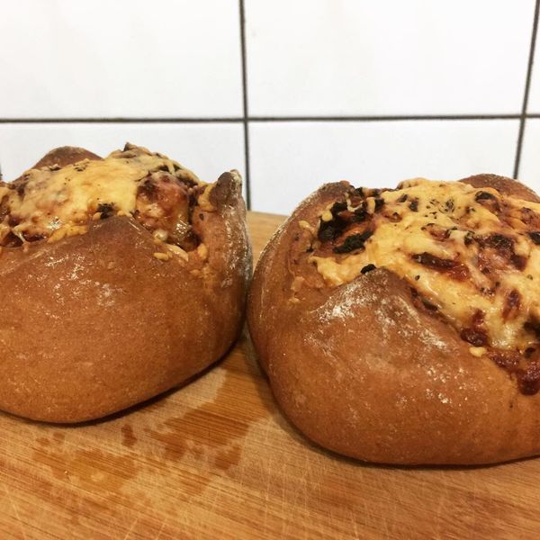 全麥洋蔥乳酪麵包 : 偽家庭主婦的黑暗料理日記🍳一起做