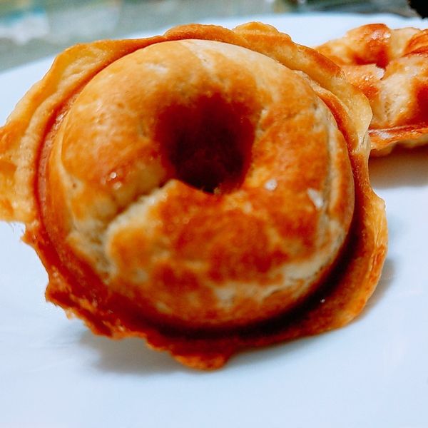 丹麥甜甜圈(小V鬆餅機版)：趙子怡 一起做