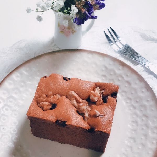 可可古早味蛋糕：ミヤミ ネン 一起做