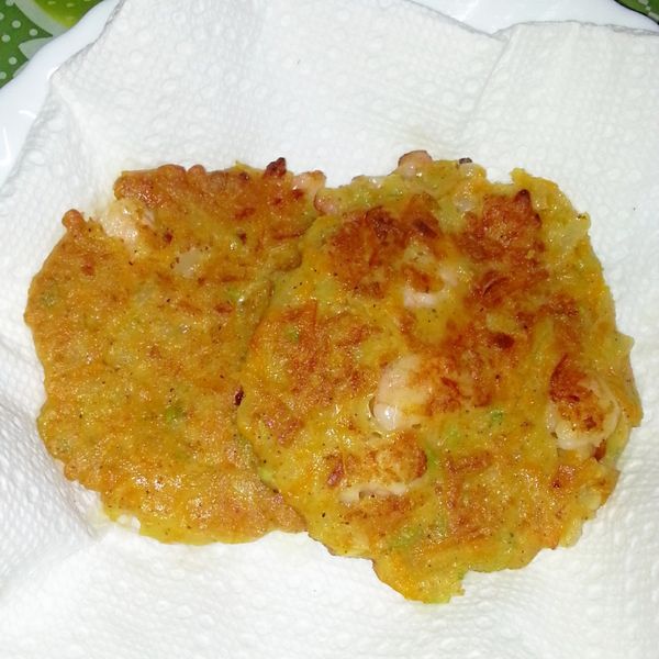 南瓜海鮮煎餅 : 平凡中的幸福～一起做