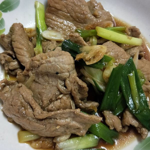 蔥爆豬肉 : 許小淨一起做