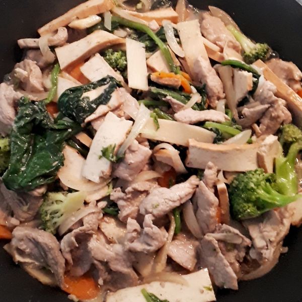 肉片炒花椰菜 : Mimy Cranwell一起做