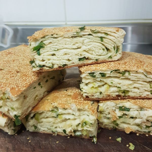 千層蔥花大餅：劉秀雲 一起做