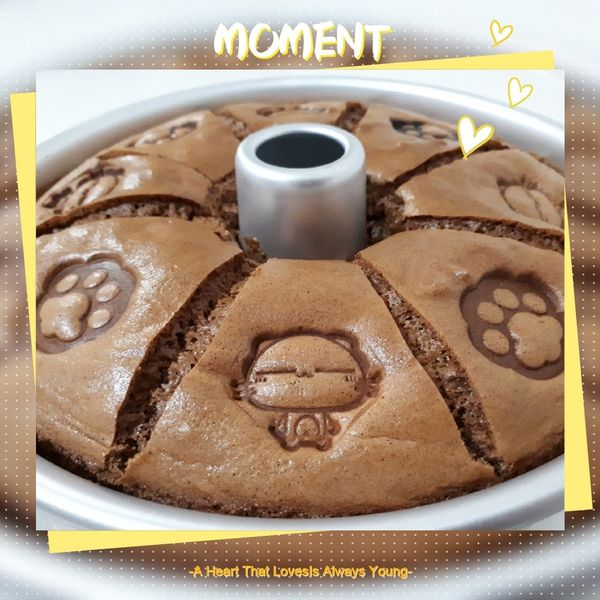 可可戚風蛋糕【影片】 : Zieziesan一起做