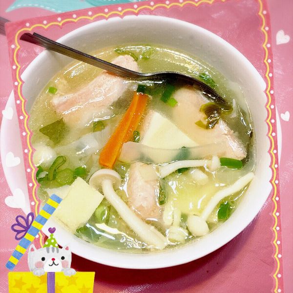 🐟鮭魚豆腐味噌湯 : Claire Chen一起做
