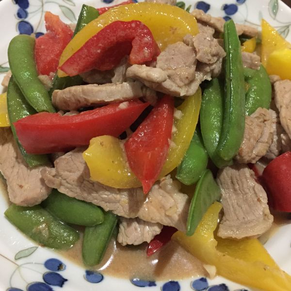 彩椒牛肉 : Mia Liu一起做