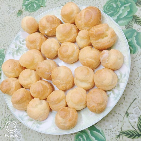 簡易鮮奶油泡芙 : 阿Q一起做