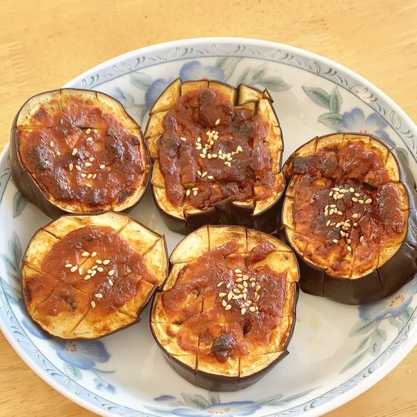 味噌麻醬烤茄子 : Gillian Kuo一起做