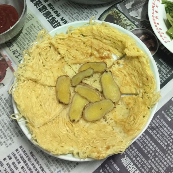 古早味苦茶油蛋煎麵線 : 吳菇菇一起做