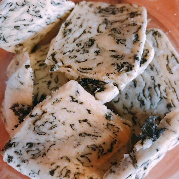 低卡,無蛋,無糖,無奶油  海苔鹹餅乾 : Chieh Ying一起做