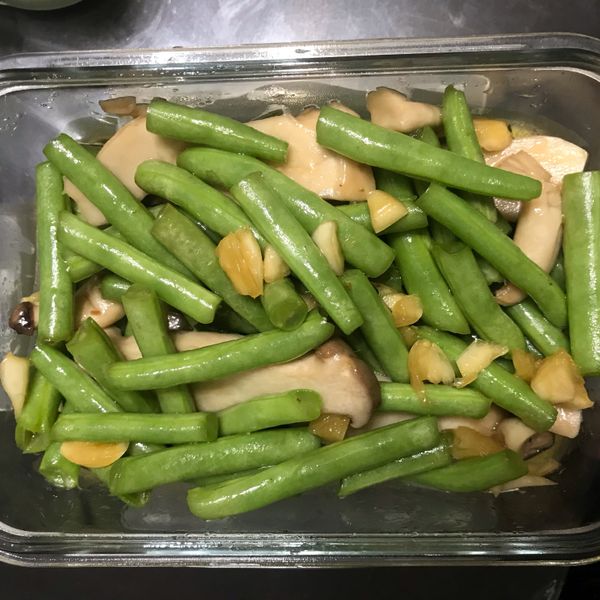 四季豆涼拌杏鮑菇:Peggy Yang 一起做