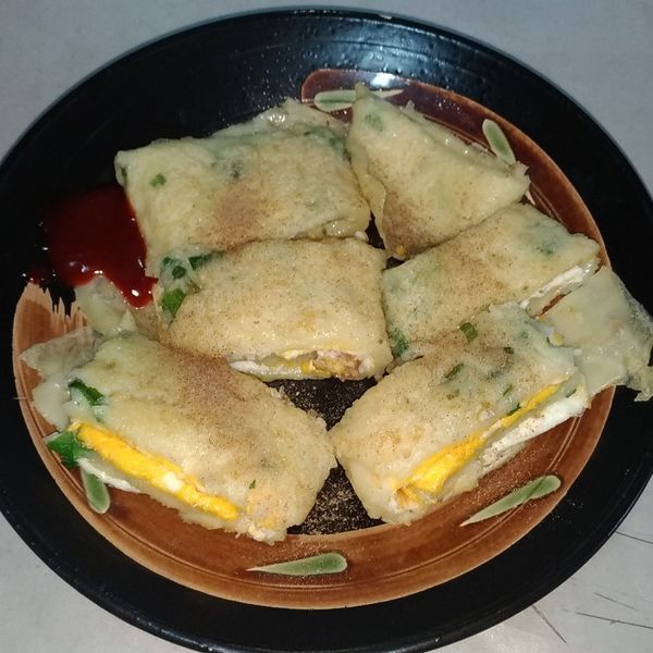 麵糊蛋餅皮 & 蛋餅 : 就是愛料理一起做