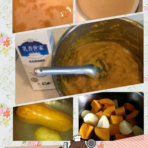 洋芋南瓜湯：朱織 一起做