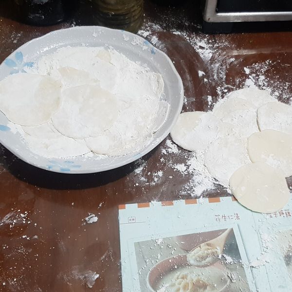 用麵包機作水餃皮 : 曾郁閑一起做
