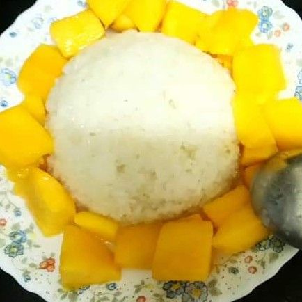 泰式芒果糯米飯（電鍋版） : 可人一起做