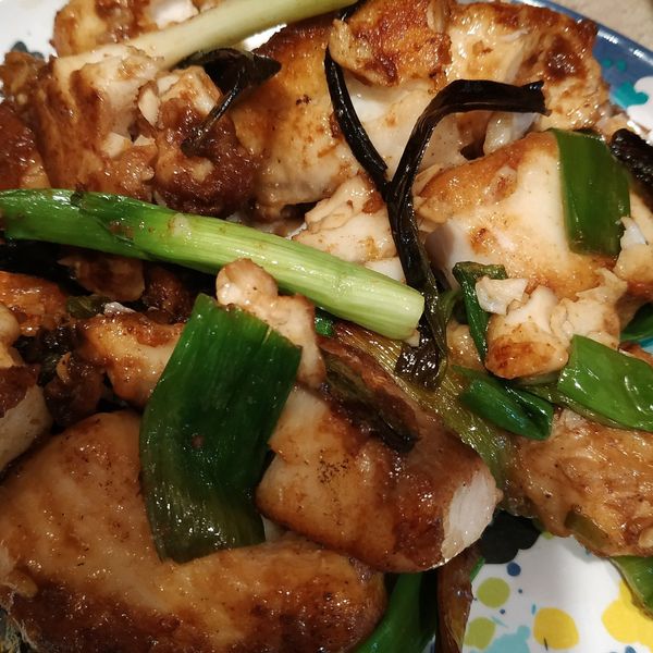 蔥爆沙茶鯛魚片:Tsai-Ling Chen 一起做