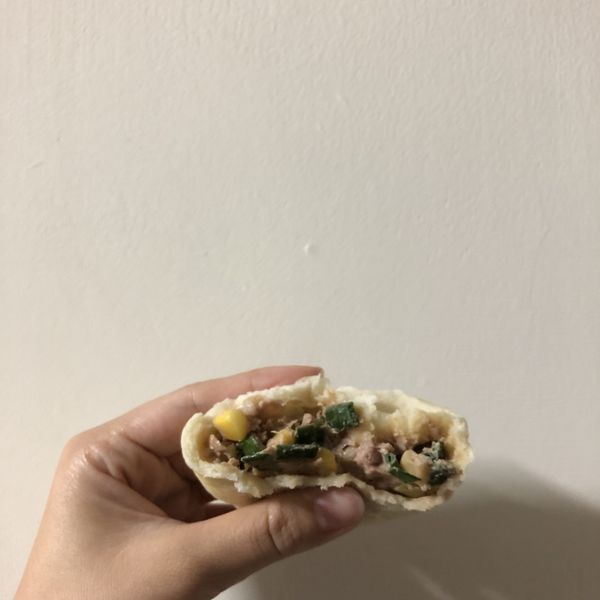 蔥香鮮肉包：Andrea 一起做