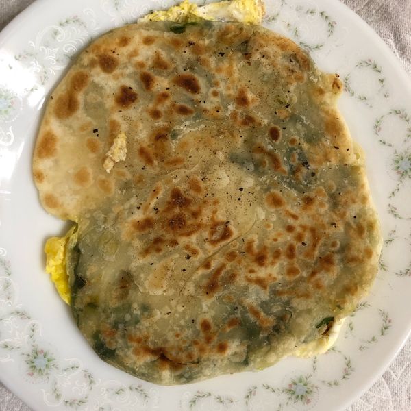 百吃不厭-蔥油餅 : wen wen一起做