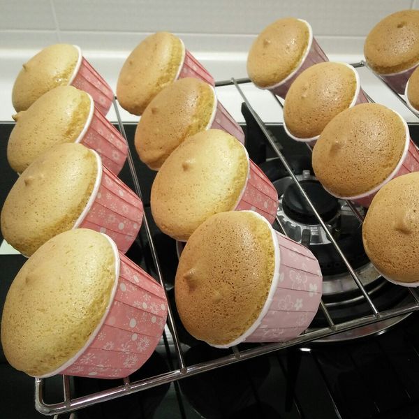 🍊香吉士戚風杯子蛋糕🍊 : 黃嵐嵐一起做