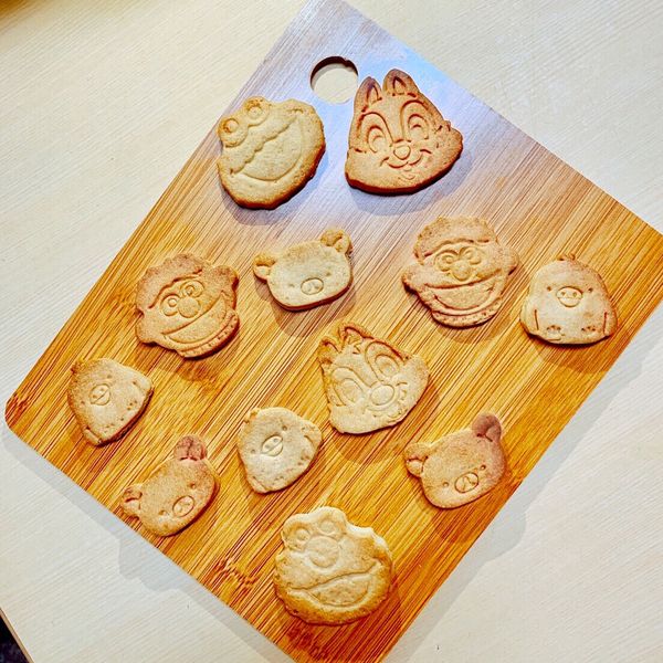 【寶寶食譜】奶油餅乾：相～ 一起做