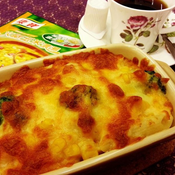 [康寶就是醬美味]素食焗烤白醬義大利麵：Anny Chuang 一起做