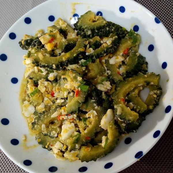 ★鹹蛋炒山苦瓜：sayungu 一起做