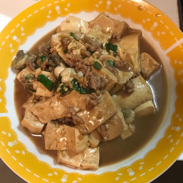 蔥燒鮮蚵豆腐 : Vicky Kuang一起做