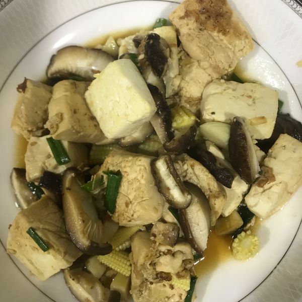 紅燒豆腐：alone 一起做