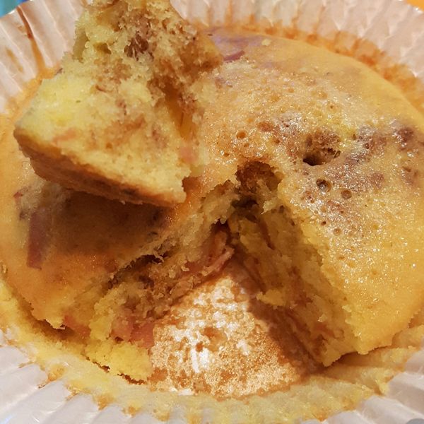 用鬆餅粉做鹹蛋糕：Christin 一起做