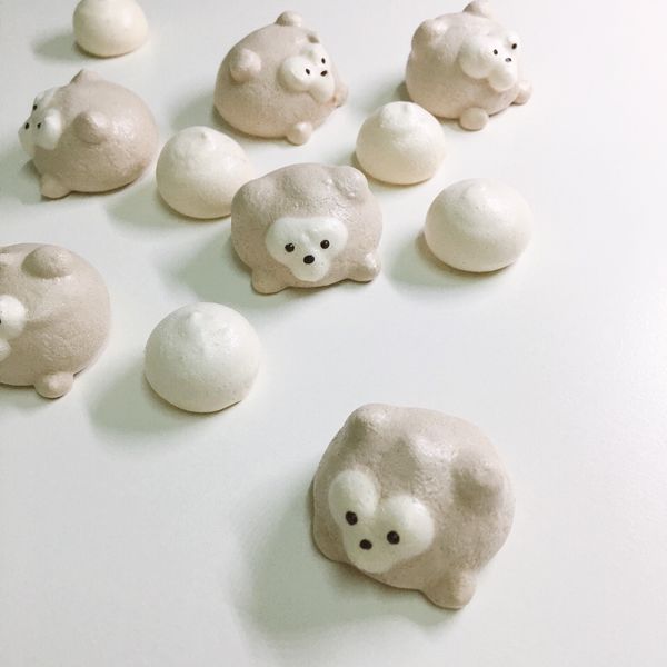 馬林糖（蛋白霜餅乾）【兩種材料】 : 佳穎一起做