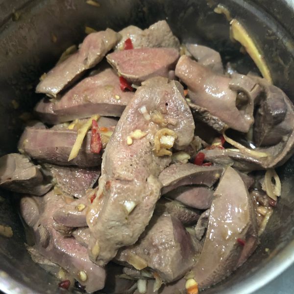 涼拌麻油豬肝 : Milk Yukie一起做