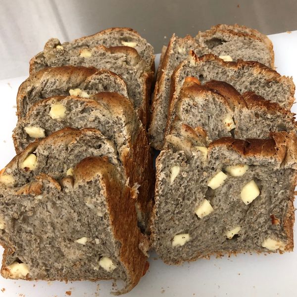 芝麻乳酪吐司：徐苗苗 一起做