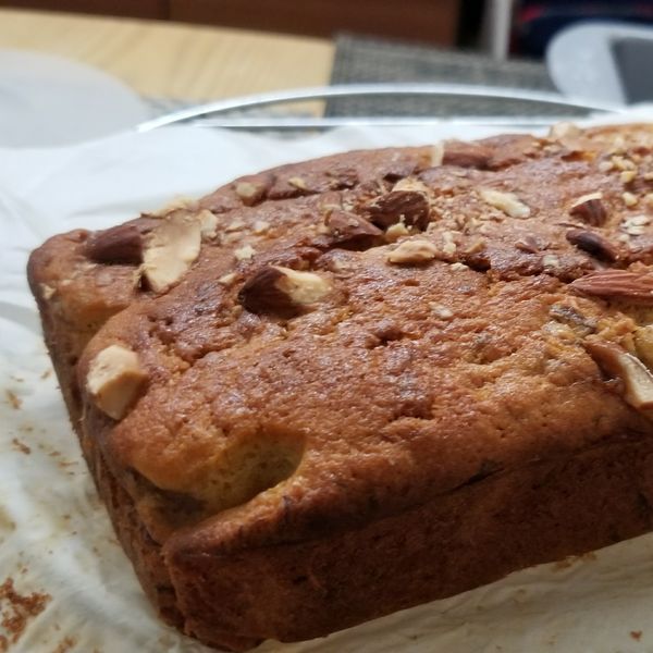 香蕉核桃磅蛋糕（清冰箱點心） : Y一起做