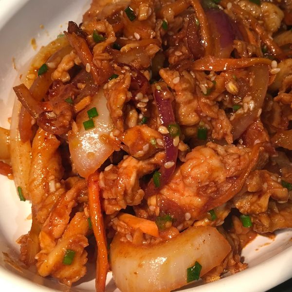 韓式辣炒豬肉片：Suzen Tsai 一起做