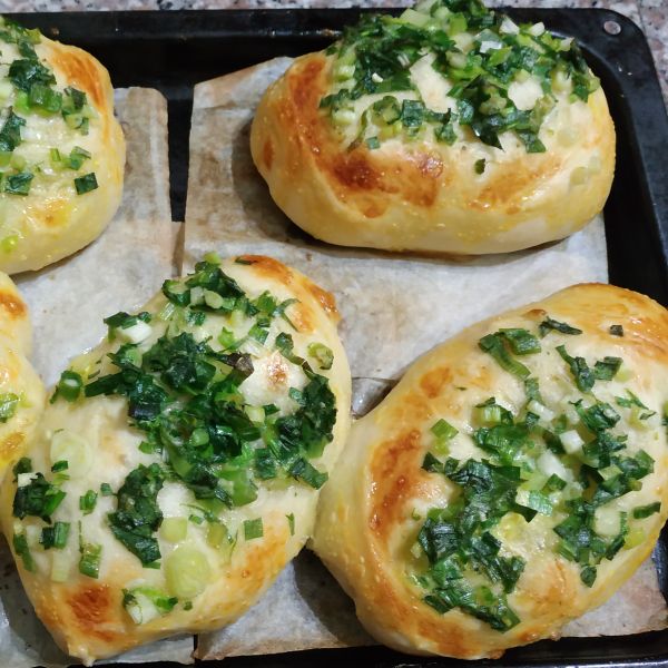 湯種蔥花麵包 : 張淯瑄一起做