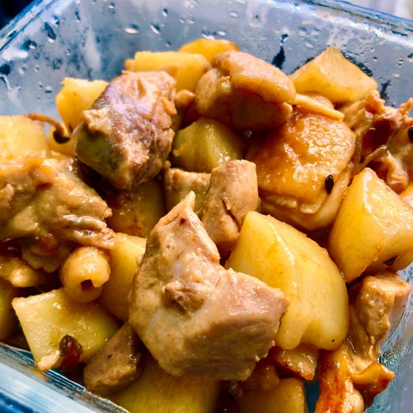 照燒馬鈴薯嫩雞【影片】：vic 一起做