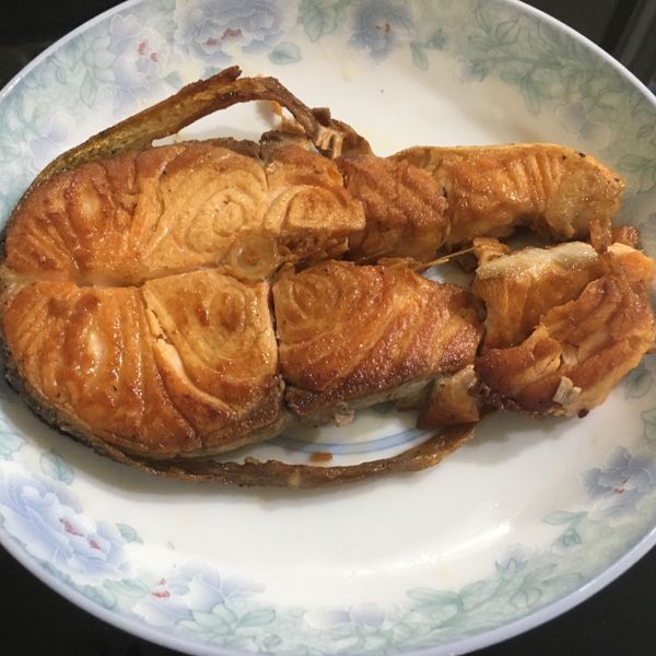 乾煎鮭魚 : 張喨喨一起做